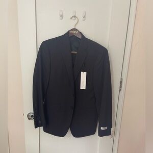 Calvin Klein Men’s Navy Blue Wool Blazer